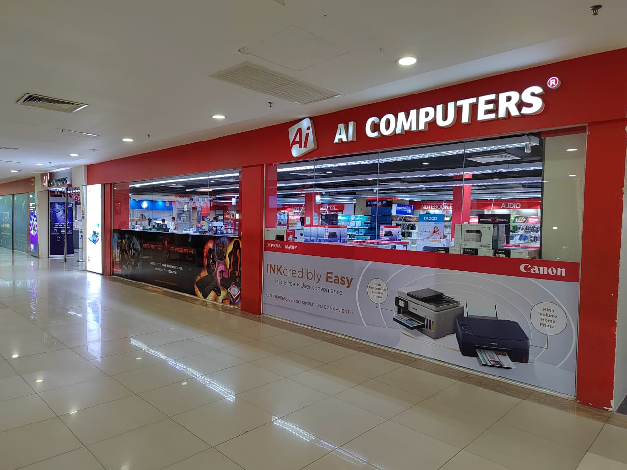 Sta in plaats daarvan op Rustiek grillen Ai Computers - Taiping Sentral Mall